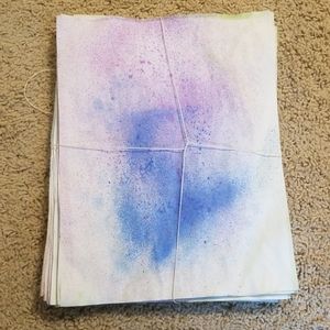 Handmade Ink Dyed Paper